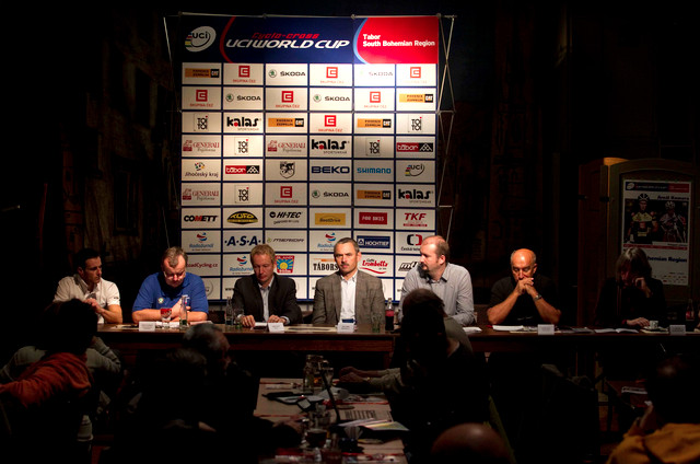 Tiskov konference ke Svtovmu pohru cyklokrosa v Tboe 2012