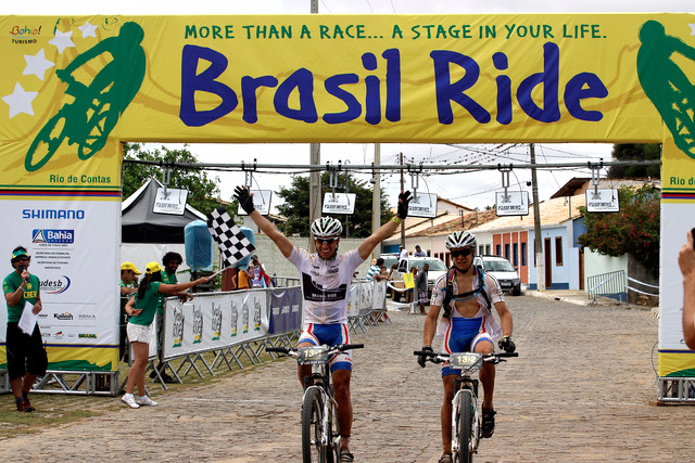 Vtzov 4. etapy Brasil Ride Henrique Avancini a Sherman Trezza de Paiva z Brazlie