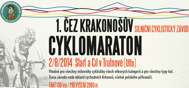 EZ Krakonov cyklomaraton je silnin novinka, kter bude startovat u 2. srpna!