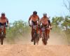 Crocodile Trophy '08 - 5.etapa: Tom� Koz�k, Lubo� Kejval a Ivan Ryba��k