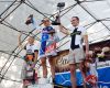 Podkrkono�sk� maraton 2009 - 90 km M40: 1. Je�ek 2. Klap 3. Stadtherr