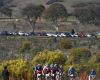 Mistrovstv� sv�ta MTB XCO 2009 - Canberra /AUS/ - stoup�n� na druh� vrchol okruhu