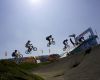 SP UCI BMX Supercross, 20.-21.8. 2007 Peking/��na - ob�van� skok p�es d�mskou klopenku