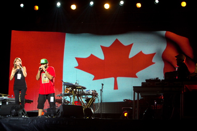 Kanadská hymna...