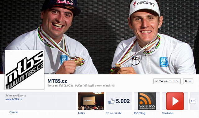 Facebook Fan Page MTBS.cz
