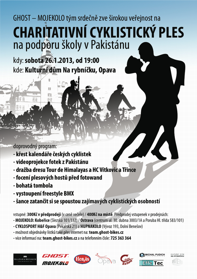Plakt Charitativnho cyklistickho plesu v Opav 2013