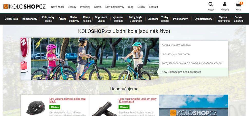 Novou e-shop (r)evoluci - spustil Koloshop.cz