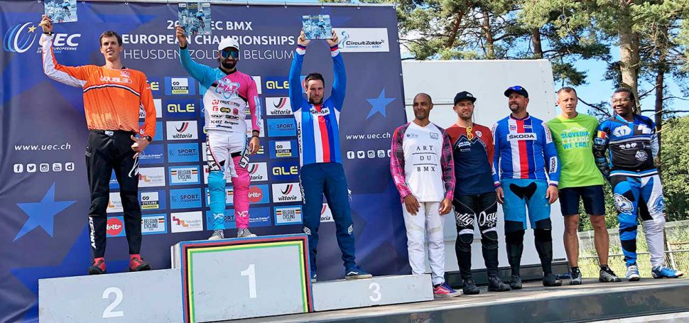 Celkem tři medaile vybojovali čeští jezdci na evropském šampionátu BMX v belgickém Zolderu...