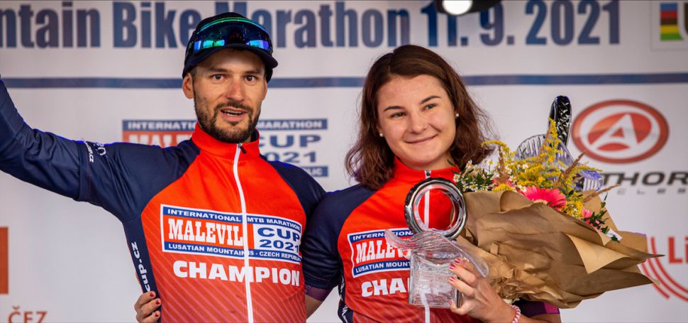 Klára Pavelková a Marek Rauchfuss zvítězili v mezinárodním maratonu kategorie C1 Malevil Cup 2021...
