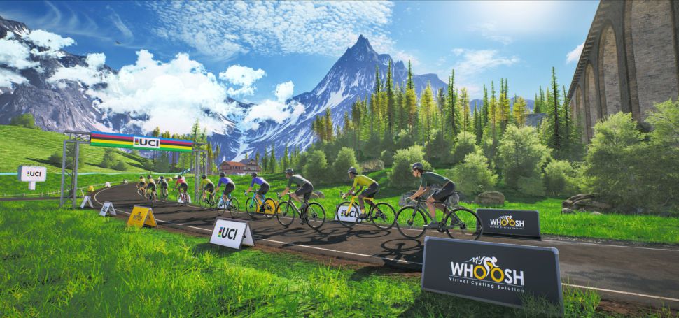 Pogaar a Sagan na MS v e-sportech na trenaeru. Zwift std MyWhoosh