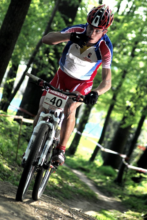 SP XC #2 2008 Offenburg - junioi - Sagan v poslednm kole