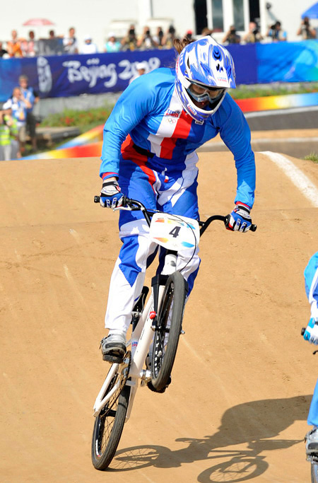 BMX - Olympijsk hry - Peking 2008 - Jana Horkov , foto: Rob Jones/Canadiancyclist.com