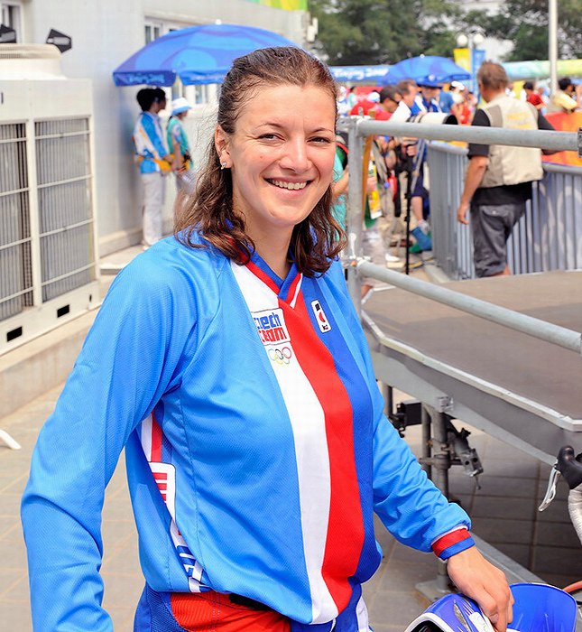 BMX - Olympijsk hry - Peking 2008 - Jana Horkov , foto: Rob Jones/Canadiancyclist.com