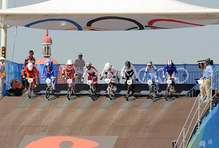 BMX - Olympijsk hry - Peking 2008 - semifinle en, foto: Rob Jones/Canadiancyclist.com