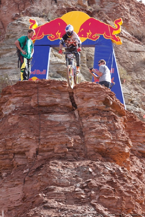 Red Bull Rampage 08 final: Michal Maroi startuje /foto: Renener/