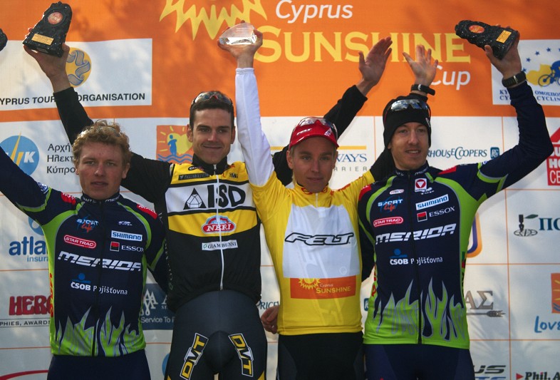 Sunshine Cup #2 - Afxentia Stage Race 2009, Kypr - celkové pořadí: 1. Lindgren, 2. Illias, 3. Soukup, 4. Friedl