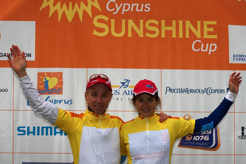 Sunshine Cup #2 - Afxentia Stage Race 2009, Kypr - dvě etapy si Tereza Huříková udržela žlutý trikot lídra Afxentia Cupu