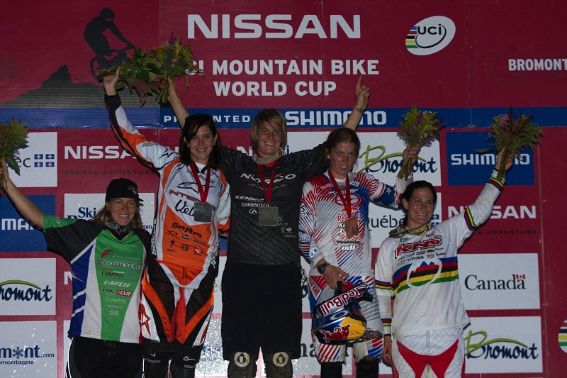 Nissan UCI MTB World Cup 4X/DH #7 - Bromont 1.8. 2009 - 1. Griffith, 2. Beerten, 3. Kintner, 4. Petterson, 5. Buhl