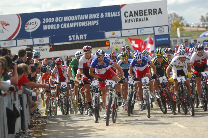 Mistrovstv svta MTB XC 2009, Canberra - mui U23: start