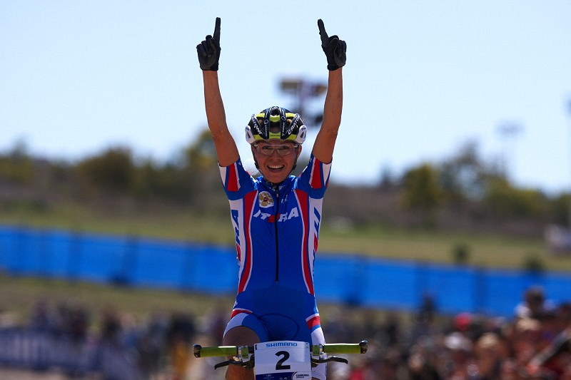 Mistrovstv svta MTB XCO eny 2009 - Canberra /AUS/ - Irina Kalentieva