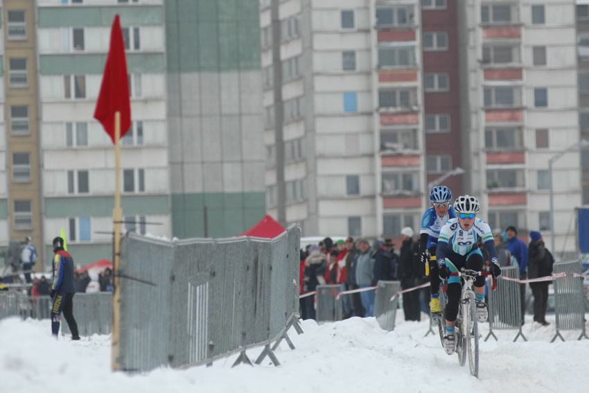 Mistrovstv R v cyklokrosu 2010, Tbor: Pavla Havlkov a Kateina Nash v vodu zvodu en