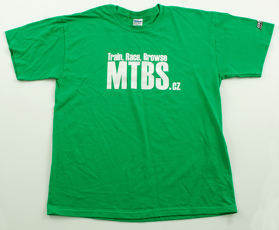 MTBS triko zelen (potisk na prsou a logo na rukvu)