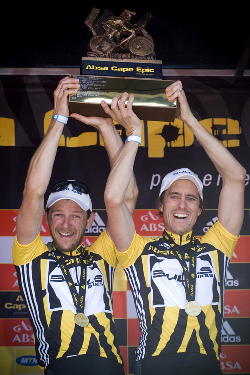 ABSA Cape Epic 2010 - 8. etapa: Karl Platt a Stefan Sahm