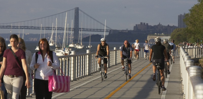 Greenway podl Hudson river