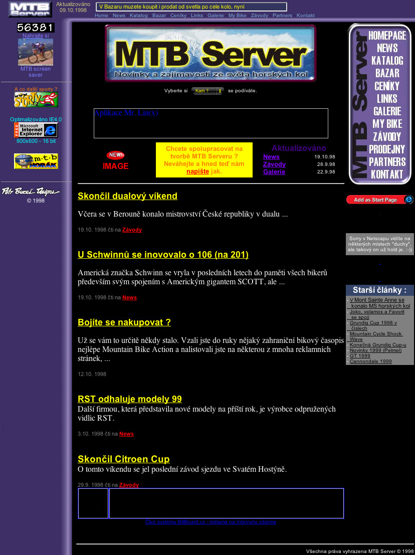 MTB Server jen 1998