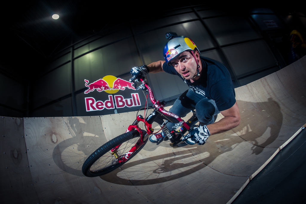 Michal Prokop na Red Bull pumptracku