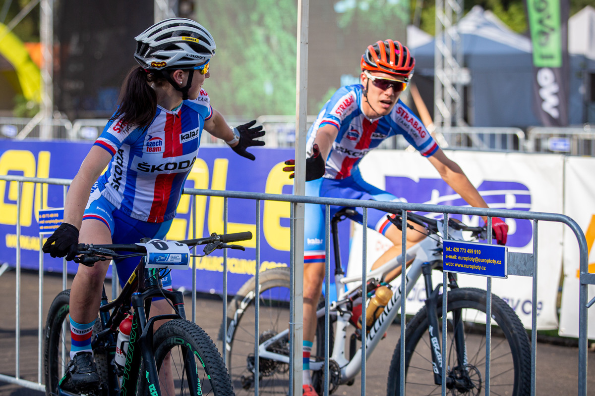 ME MTB Brno 2019 - osudn pedvka Honzy Zatloukala a Terezy Sskov