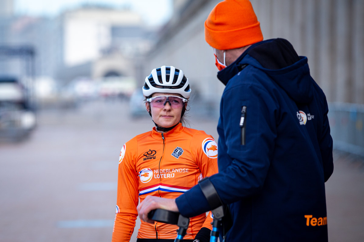 MS Oostende 2021 - trnink - bikerka Anne Tauber