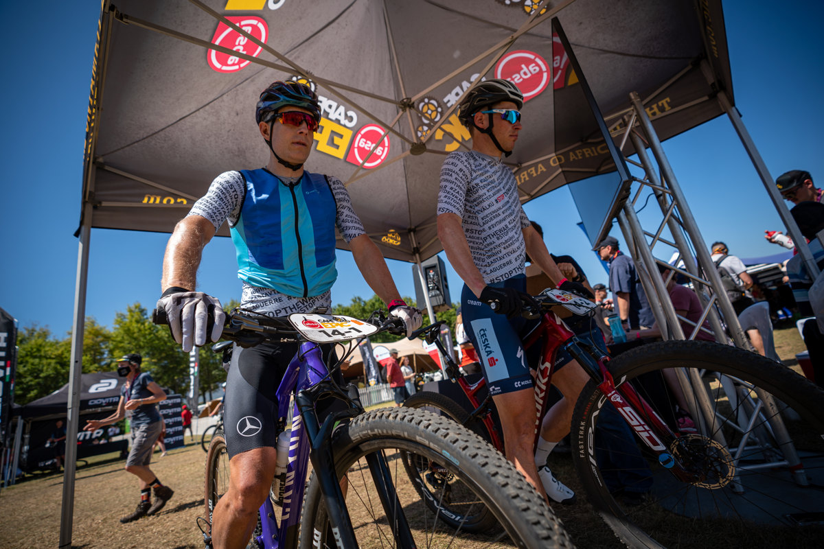 Cape Epic 2022 - prolog - Kristin a Matou