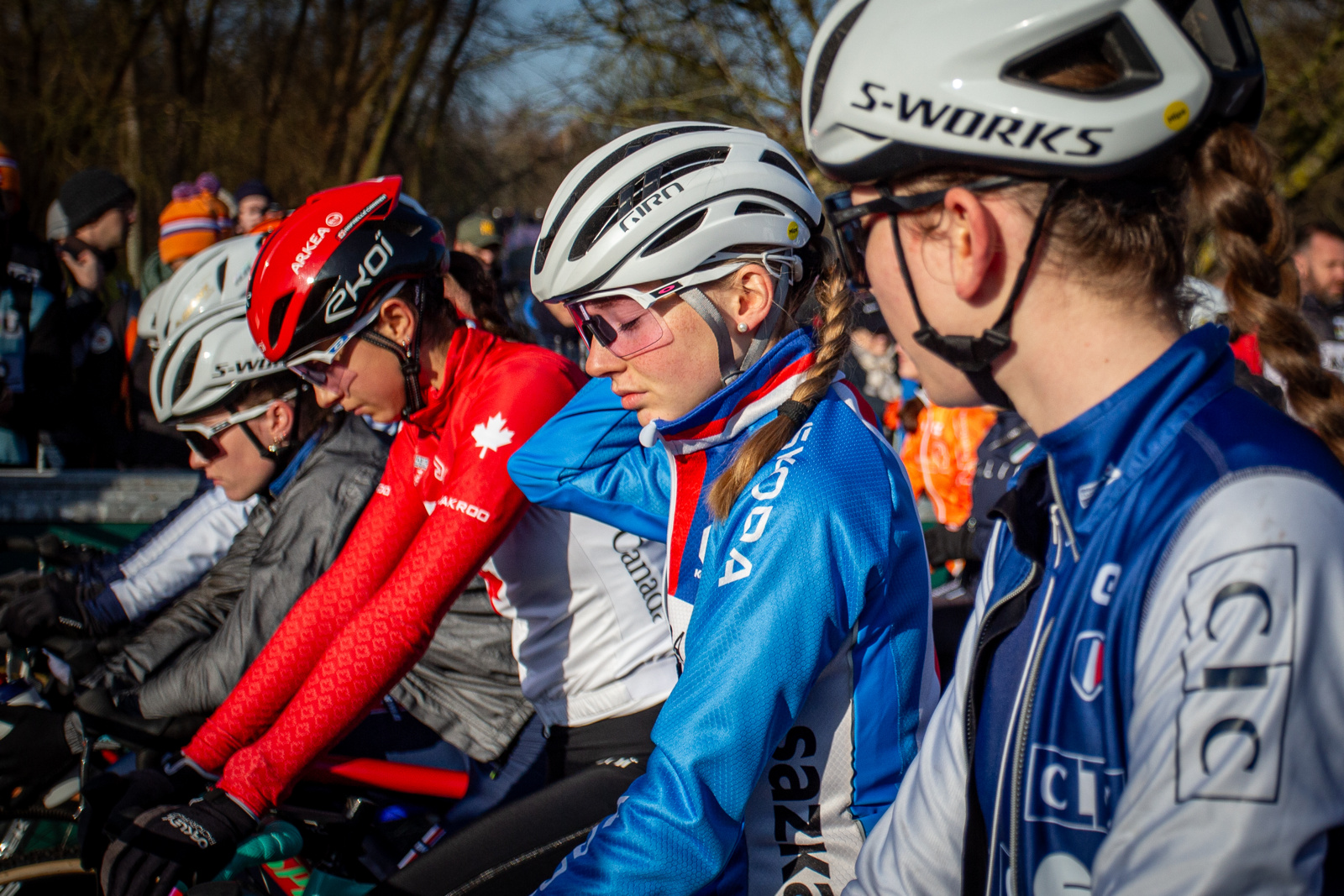 MS v cyklokrosu - Livin 2025 - Barbora Bukovsk ped startem