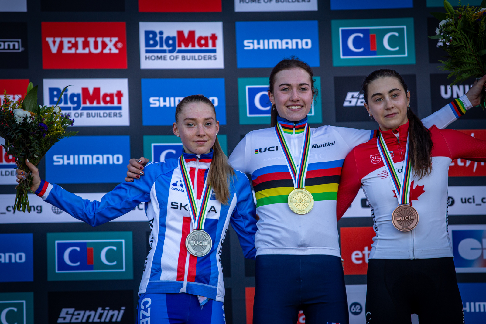 MS v cyklokrosu - Livin 2025 - nejlep juniorky