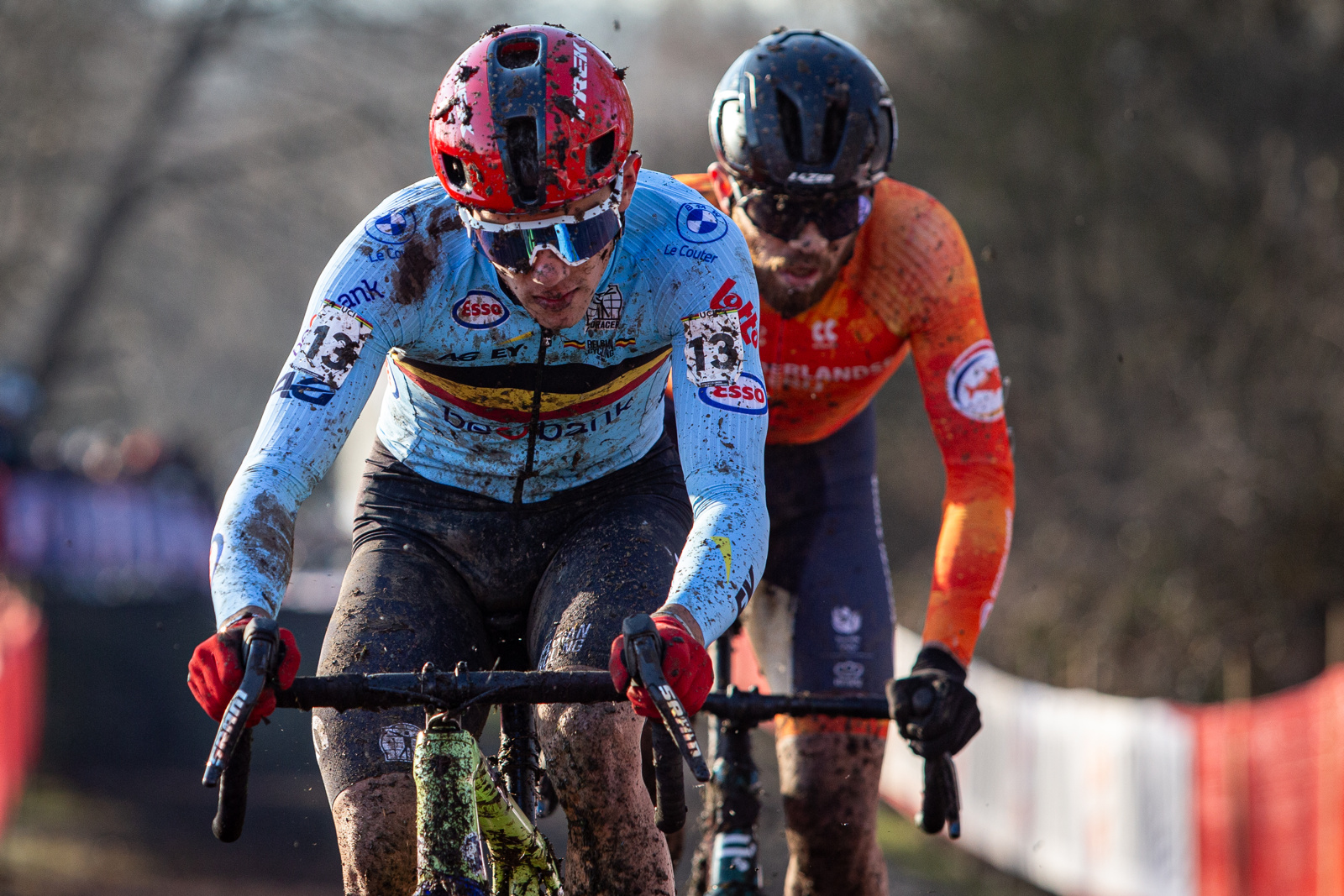 MS v cyklokrosu - Livin 2025 - Thibau Nys a Joris Niewhius