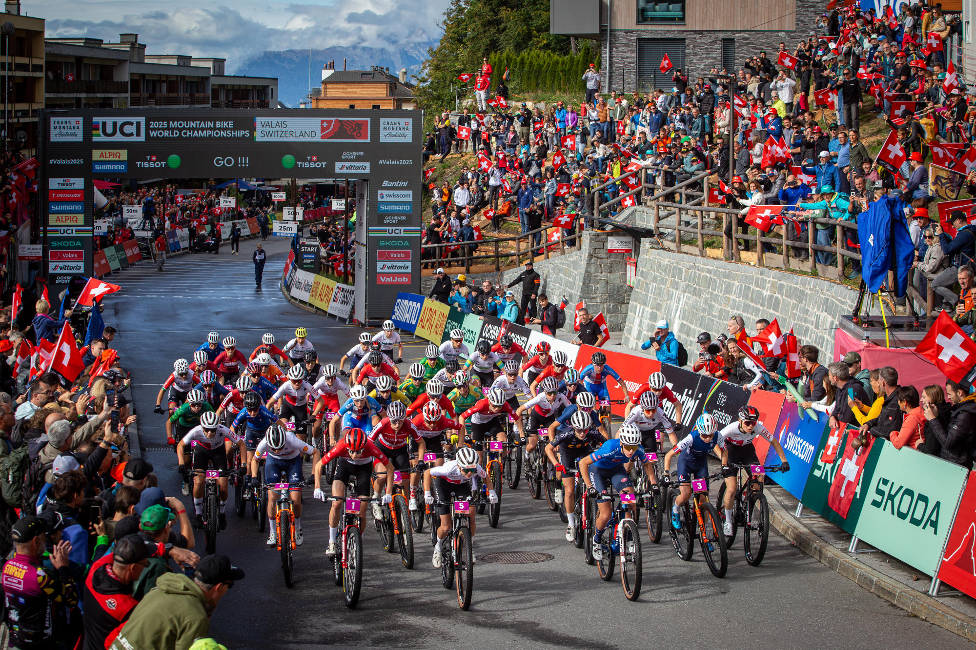 Mistrovstv svta XCO - Crans Montana 2025 - eny U23 & mui Elite