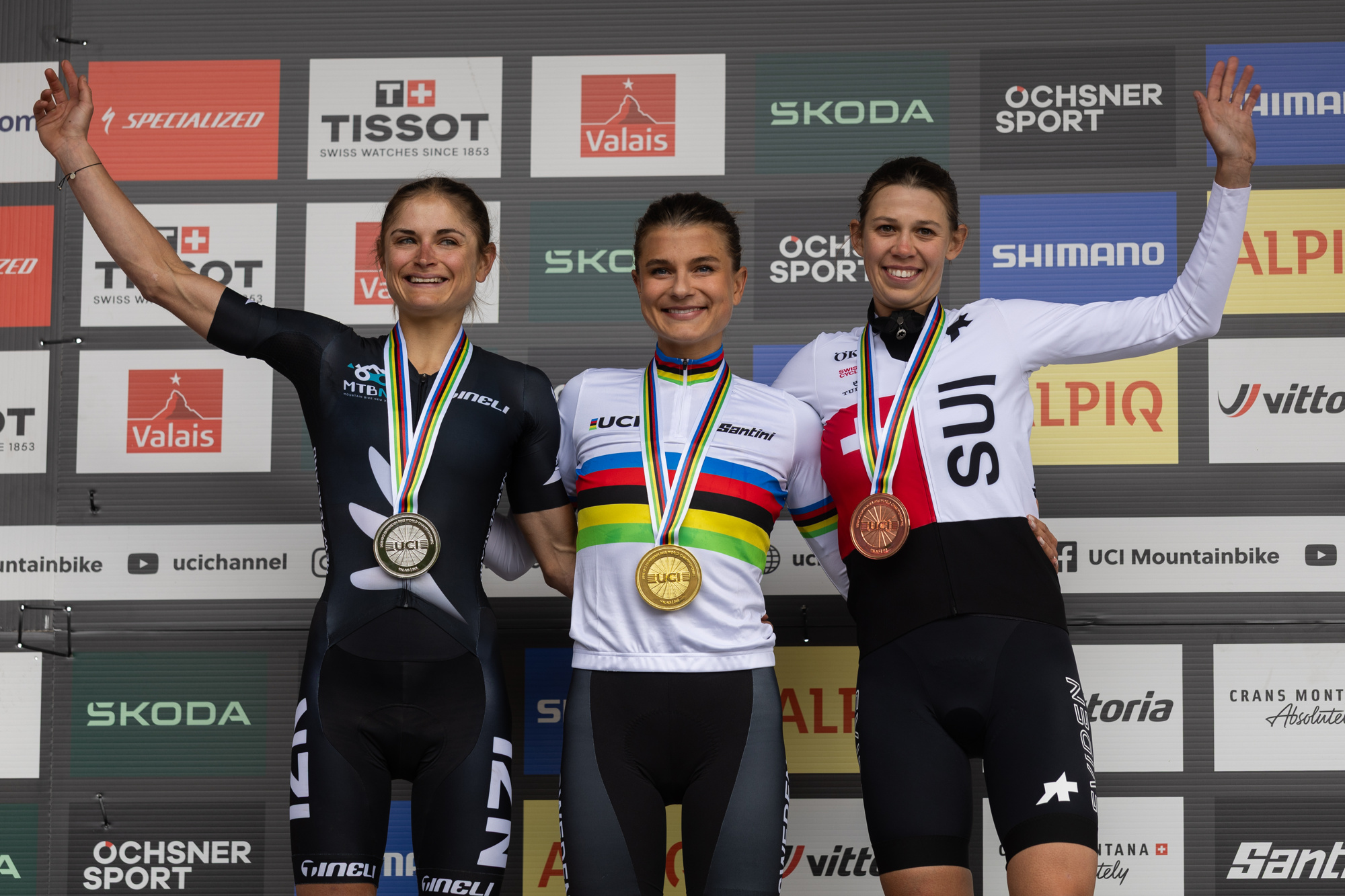 MS MTB 2025 - nejlep trojka en 36. MS XCO