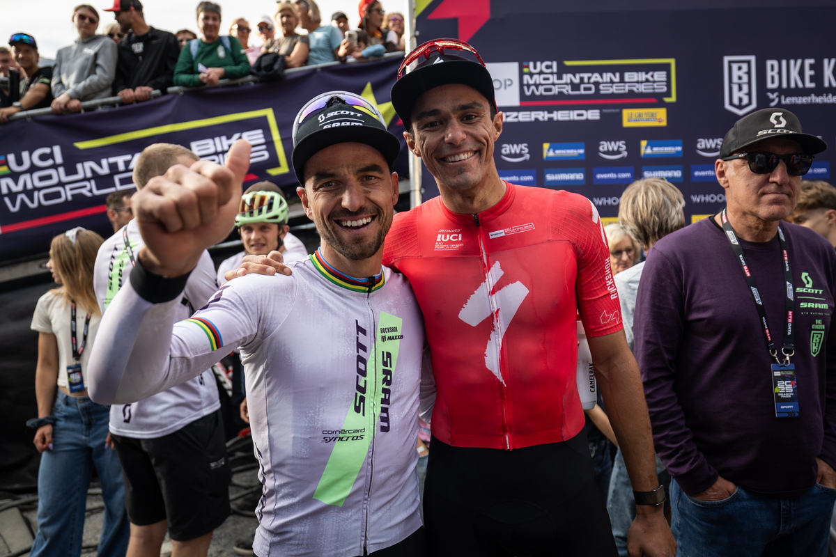 Nino Schurter a Chris Blevins