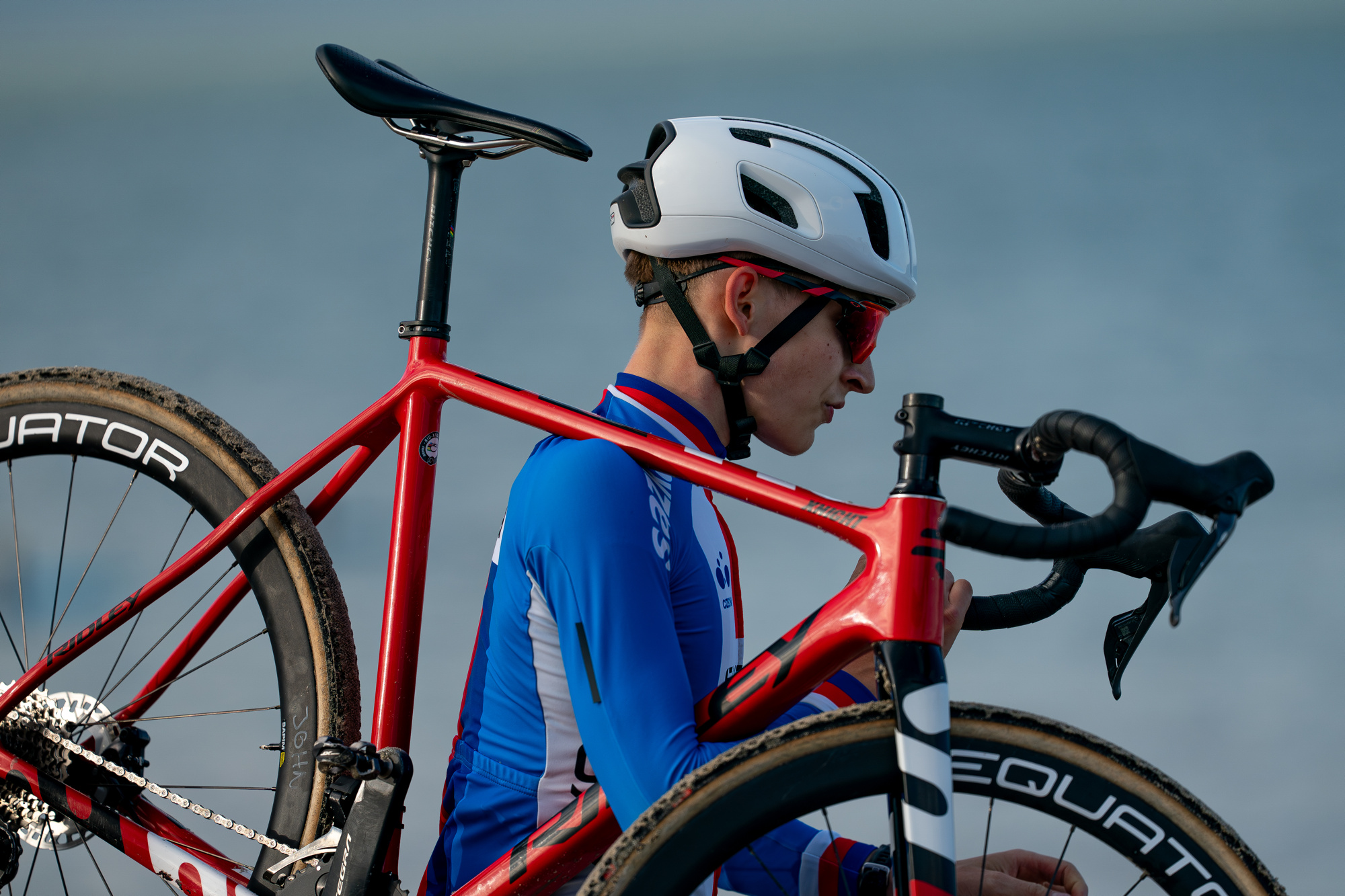 Mistrovstv Evropy v cyklokrosu - Middelkerke 2025 - trenink