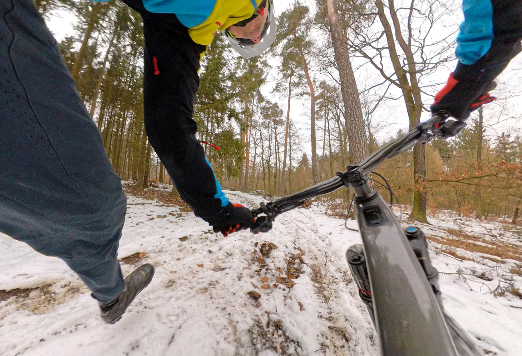 Zimn rukavice KLS Cape orange