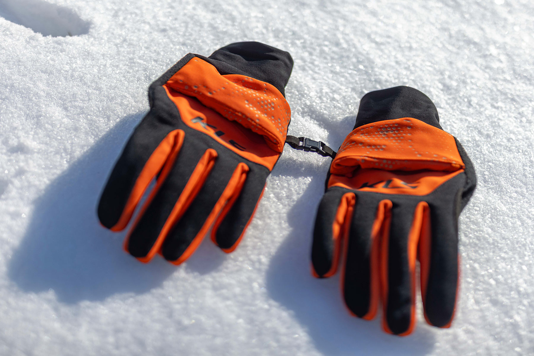 Zimn rukavice KLS Cape orange