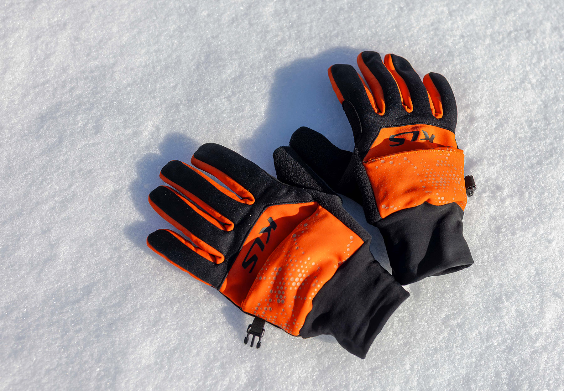 Zimn rukavice KLS Cape orange