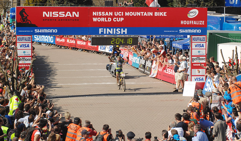 Nissan UCI MTB World Cup XC #1 Houffalize, 22.4.2007 - Hermida v cli, foto: Tanja/www.MTBSector.com