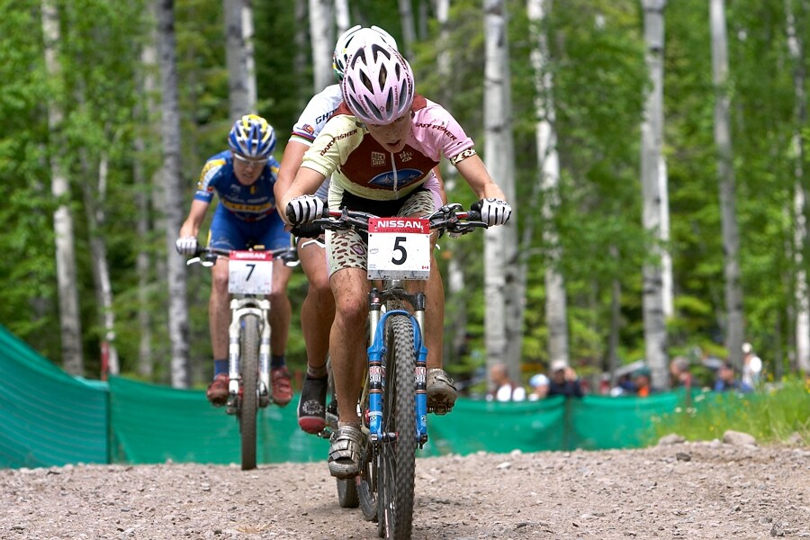 Nissan UCI MTB World Cup XC#5 - St. Flicien 1.7.'07 - Willow Koerber, za n Spitz a Gould