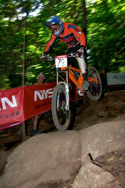 Nissan UCI MTB World Cup DH+4X #3, Mont St. Anne 24.6.'07 - Jeff Beatty