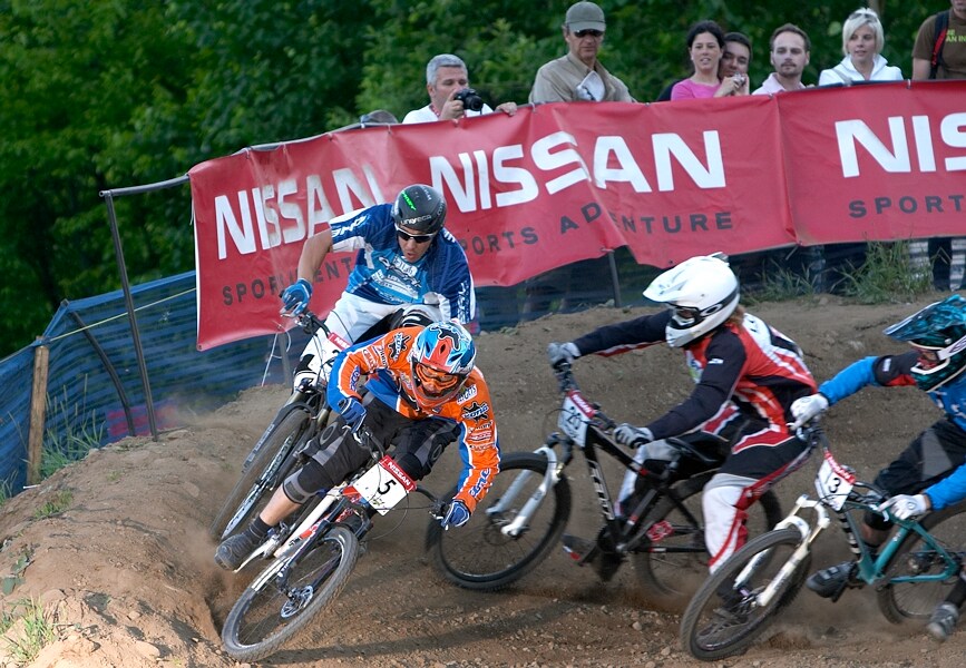 Nissan UCI MTB World Cup DH+4X #3, Mont St. Anne 24.6.'07 - Kamil Tatarkovi ve tvrtfinle