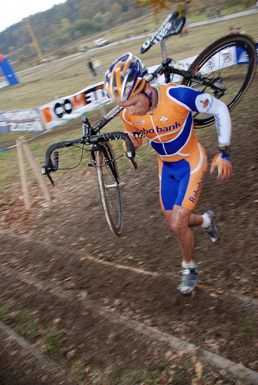 SP Cyklokros Tbor 2007 - Sven Nijs v poslednm kole