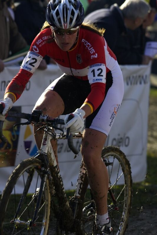 MS cyklokros 2008, Treviso - Itálie 27.1. - Hanka Kupfernagel