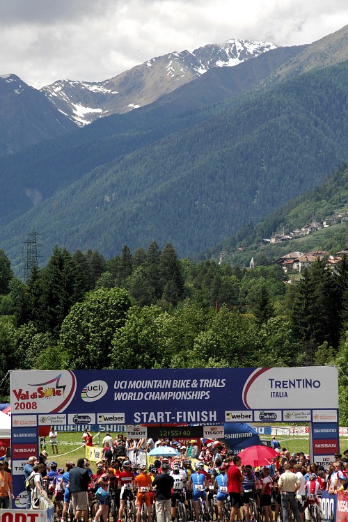 MS MTB 2008 Val di Sole - eny U23: start